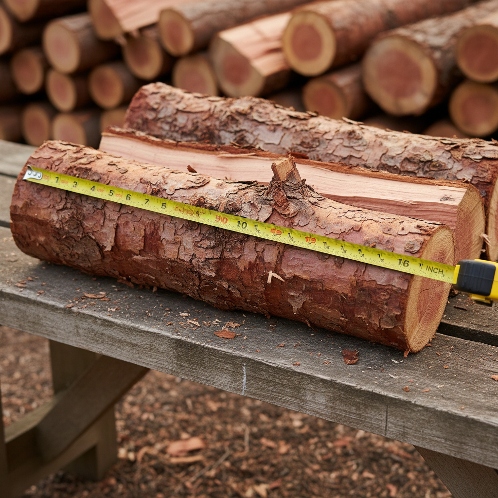 16 Inch Cherry Wood with Measuring Tape