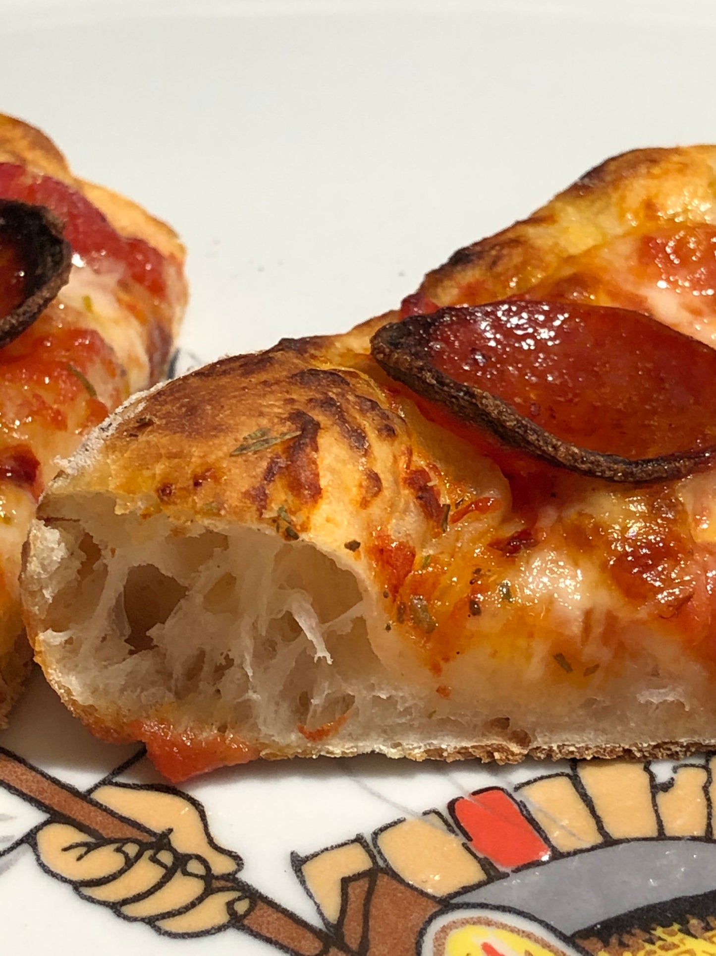 slice of pizza on a plate