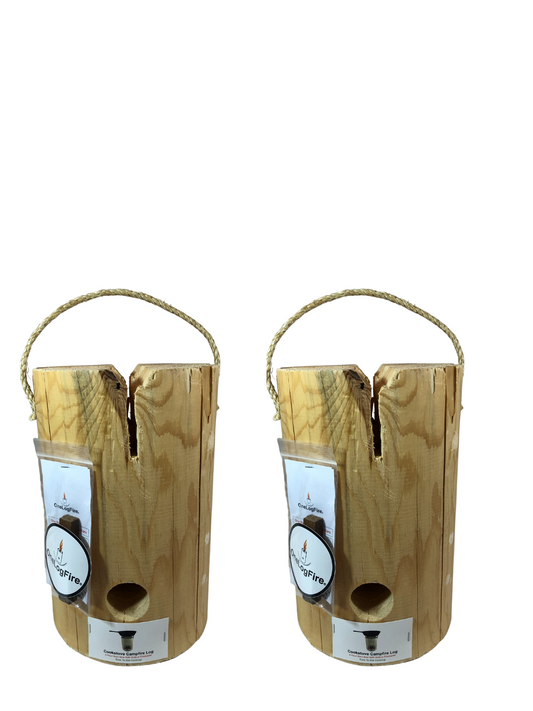 Cookstove Campfire Log 2-Pack Free Shipping