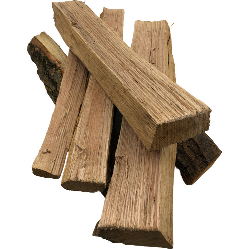 red oak firewood pieces