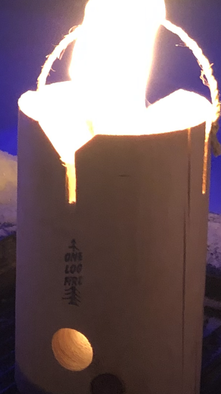 cook stove campfire burning