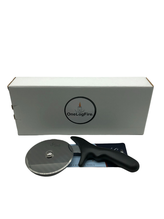 pizza cutter with white gift box
