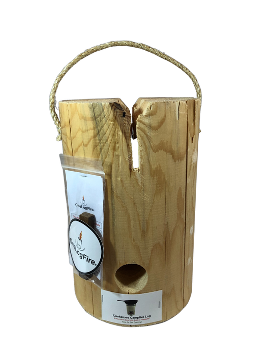 onelogfire cook stove campire