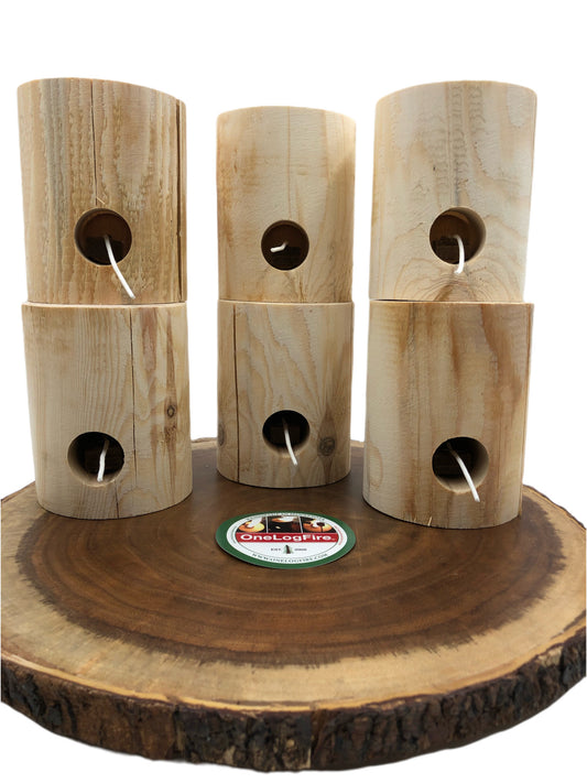 Ultra Mini Bonfire log 6-Pack Free-Shipping