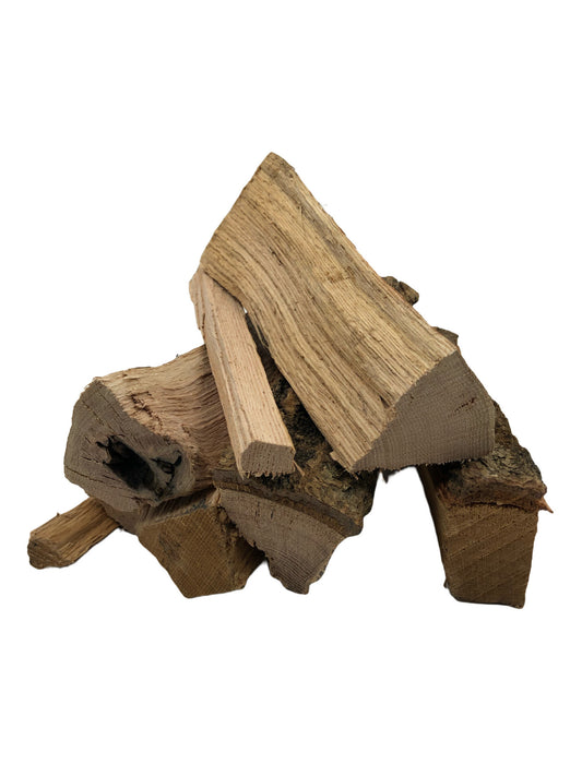kiln dried oak firewood pieces