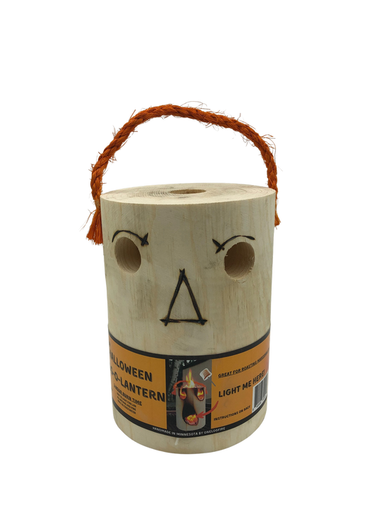 Halloween Log-O' Lantern  2-Pack Free Shipping