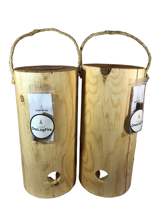 two one big campfire's with firestarter and sticker